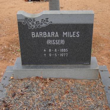 MILES Barbara nee RISSER 1885-1977