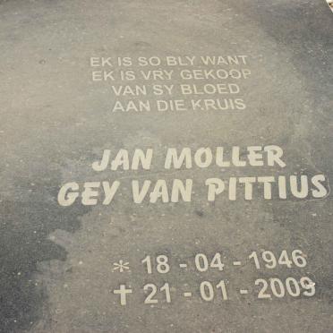 PITTIUS Jan Moller, Gey van 1946-2009
