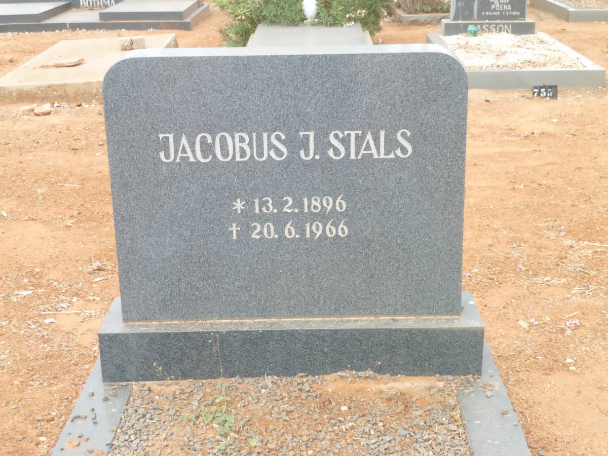 STALS Jacobus J. 1896-1966