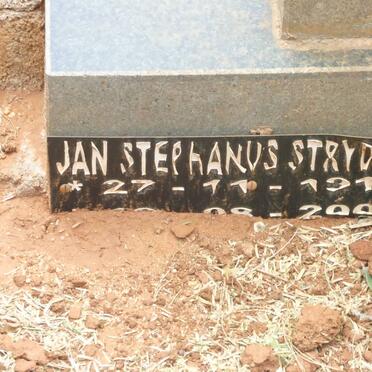 STRYDOM Jan Stephanus 1913-2001