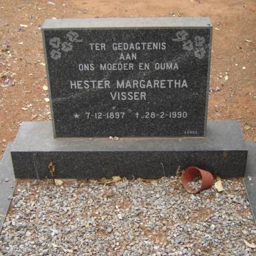 VISSER Hester Margaretha 1897-1990