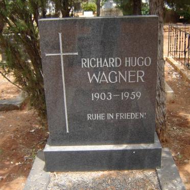 WAGNER Richard Hugo 1903-1959