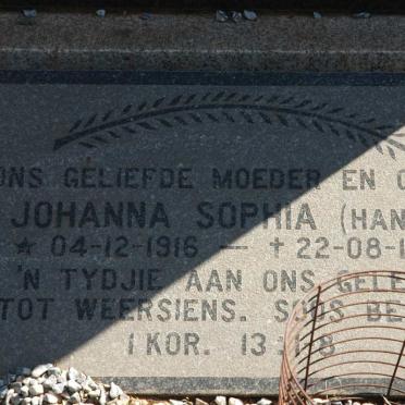 ? Johanna Sophia 1916-1991