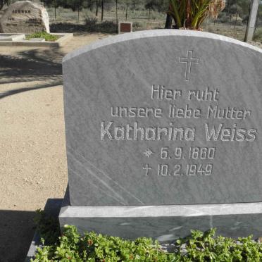 WEISS Katharina 1880-1949