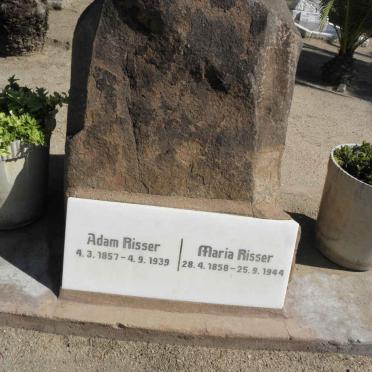 RISSER Adam 1857-1939 &amp; Maria 1858-1944