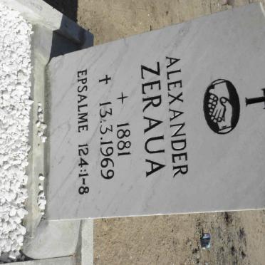 ZERAUA Alexander 1881-1969