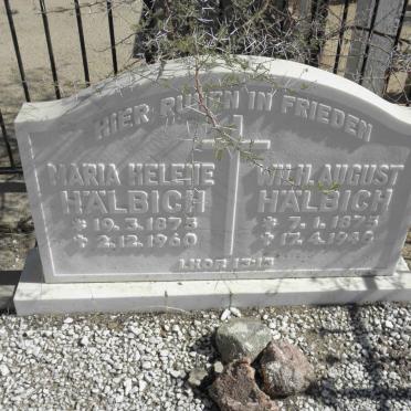 HALBICH Wilh. August 1875-1948 &amp; Maria Helene 1875-1960