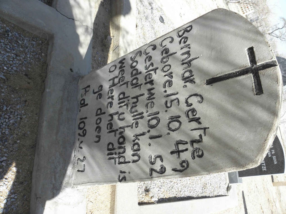 GERTZE Bernhar. 1949-1952