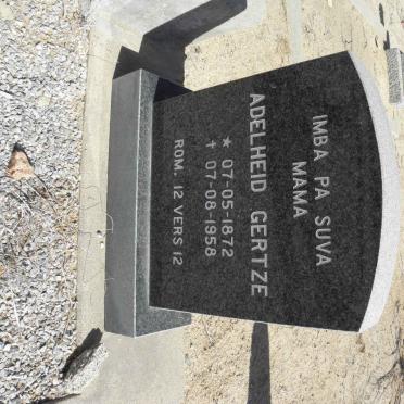 GERTZE Adelheid 1872-1958