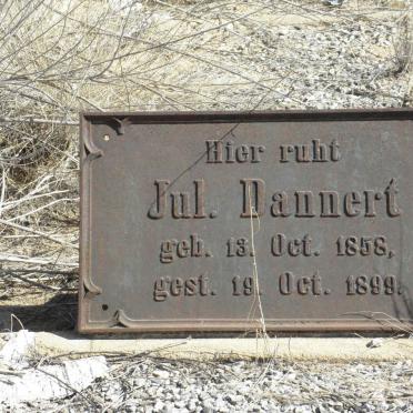 DANNERT Jul. 1858-1899