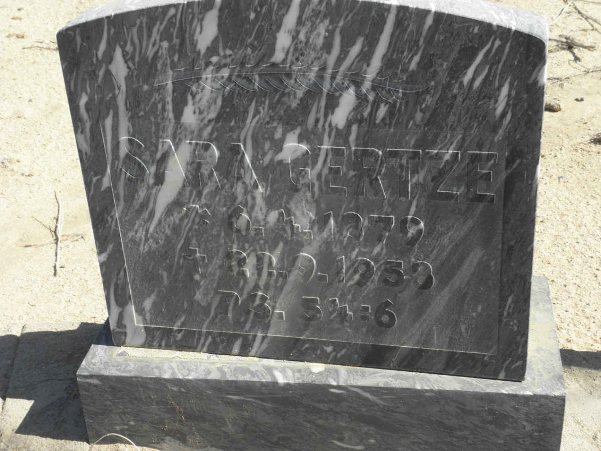 GERTZE Sara 1879-1958