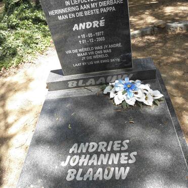 BLAAUW Andries Johannes 1941-2012 :: BLAAUW André 1977-2003