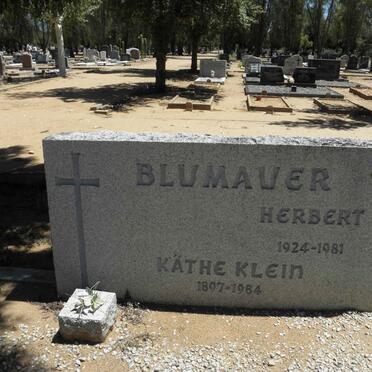 BLUMAUER Herbert 1924-1981 :: KLEIN Käthe 1897-1984