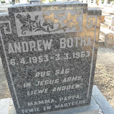 BOTHA Andrew 1953-1963