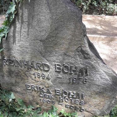 BÖHM Reinhard 1894-1976 &amp; Erika HOTES 1908-2000