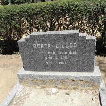 DILLOO Berta nee FRAENKEL 1875-1963