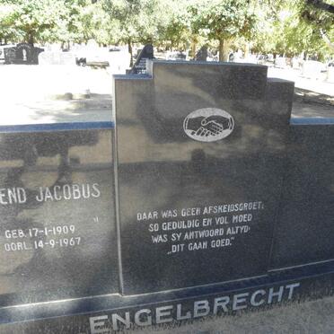 ENGELBRECHT Barend Jacobus 1909-1967