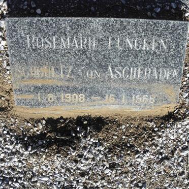 FUNCKEN Rosemarie nee SCHULTZ VON ASCHERADEN 1908-1966
