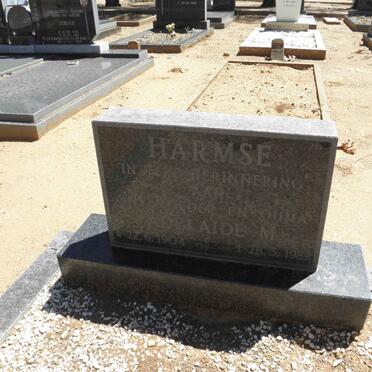 HARMSE Adelaide M. 1904-1982