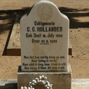 HOLLANDER C.C. nee SMIT 1888-1928