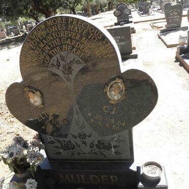 MULDER Elton 1986-1986 :: MULDER CJ 1964-1986