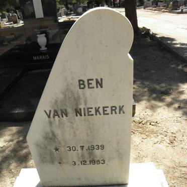 NIEKERK Ben, van 1939-1983