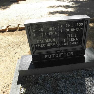 POTGIETER Salomon Theodorus 1897-1984 &amp; Ellie Helena SMITH 1909-1998
