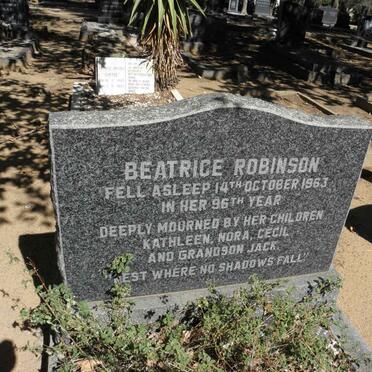 ROBINSON Beatrice -1963