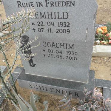 SCHLENNER Joachim 1930-2010 &amp; Bremhild 1932-2009