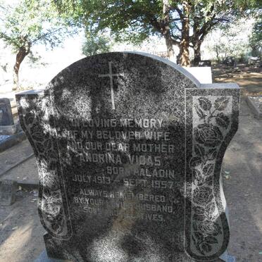 VIDAS Andrina nee PALADIN 1913-1957