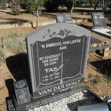 WALT Tas, van der 1926-2002
