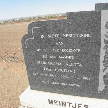 MEINTJES Margaritha Aletta nee AUGUSTYN 1919-1964