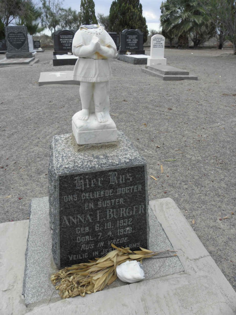 BURGER Anna L. 1932-1938