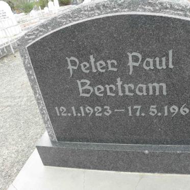 BERTRAM Peter Paul 1923-1962