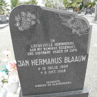 BLAAUW Jan Hermanus 1909-1968