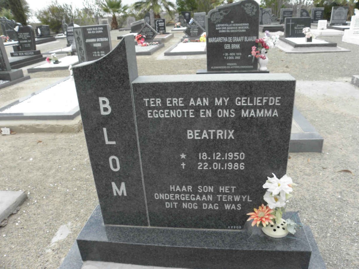 BLOM Beatrix 1950-1986