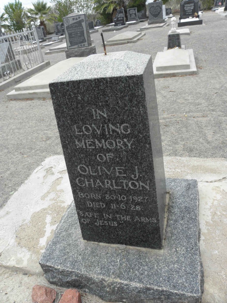 CHARLTON Olive J. 1927-1928