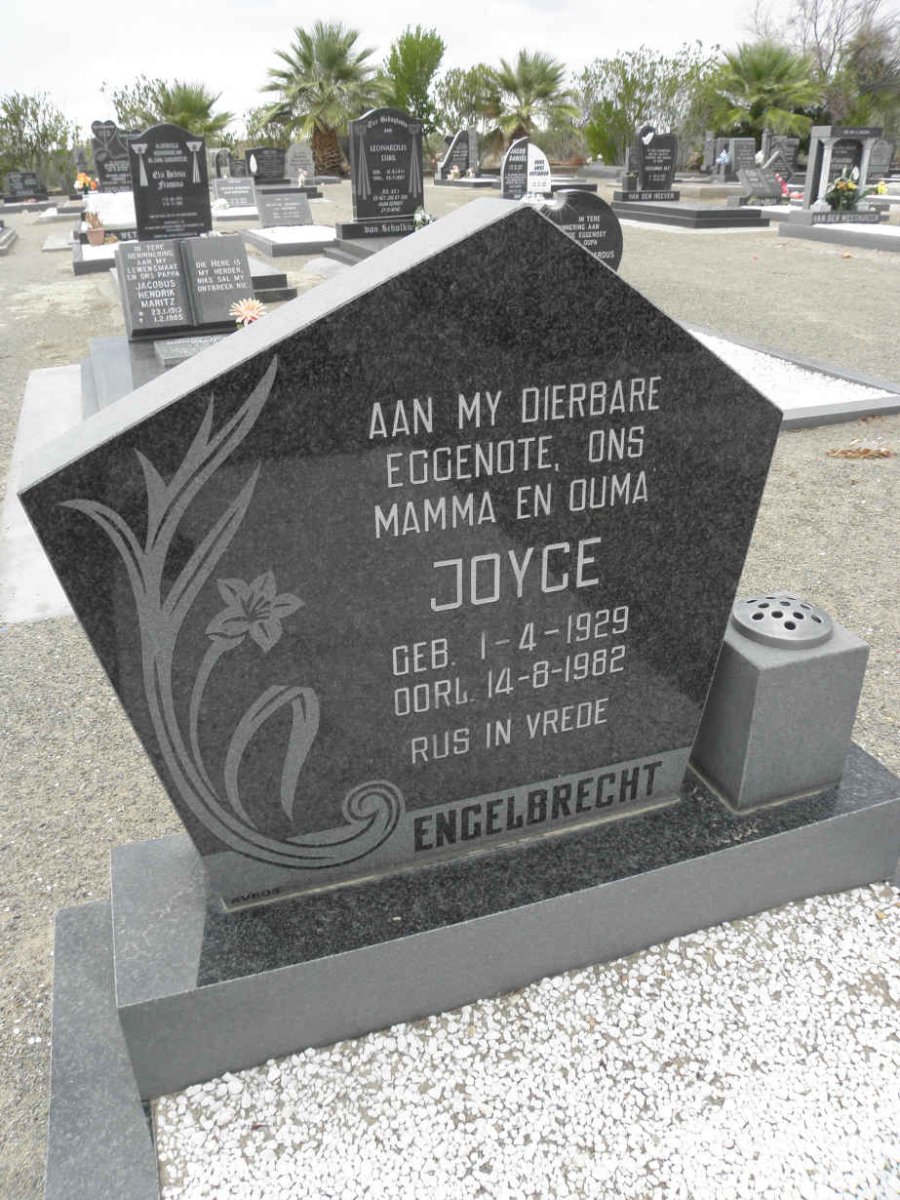 ENGELBRECHT Joyce 1929-1982