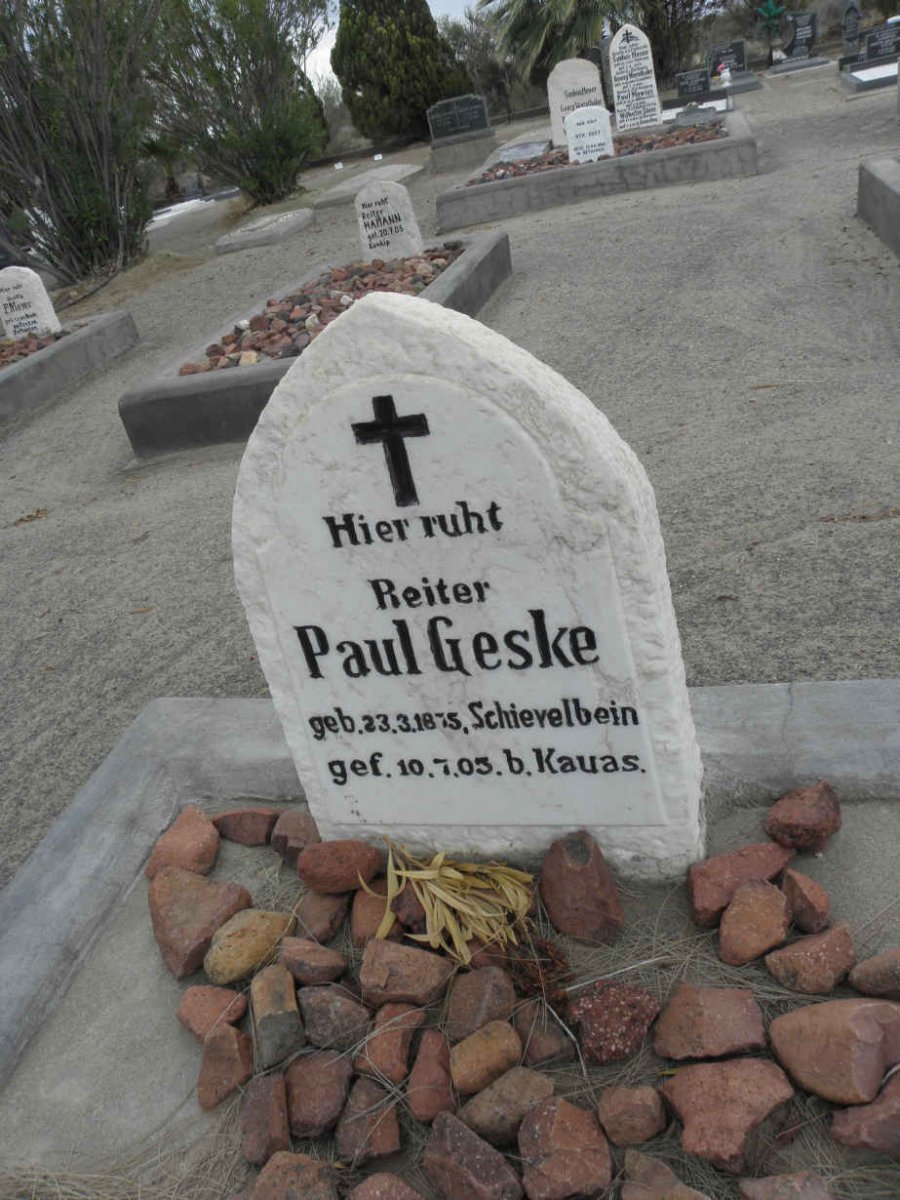 GESKE Paul 1875-1905