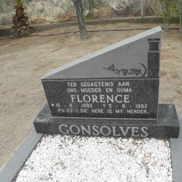 GONSOLVES Florence 1892-1982