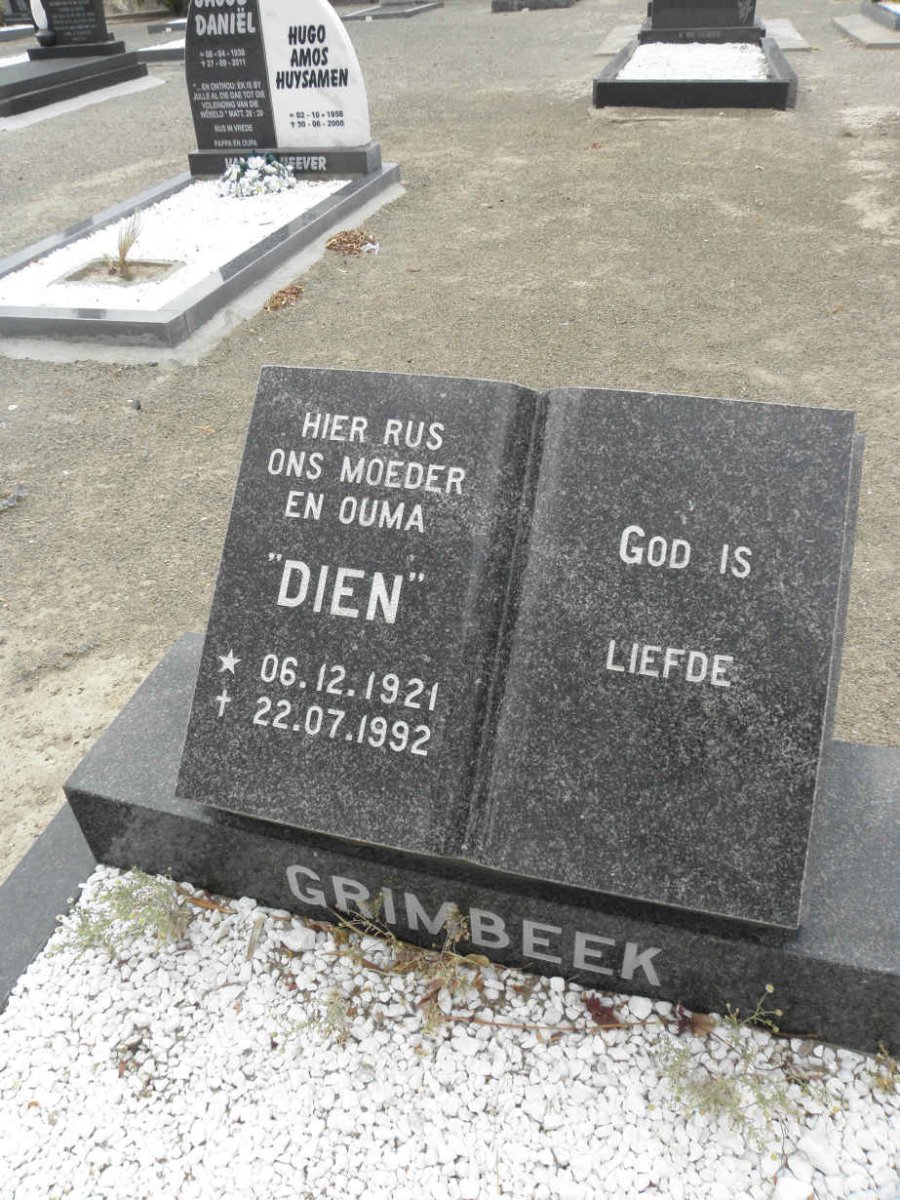 GRIMBEEK Dien 1921-1992