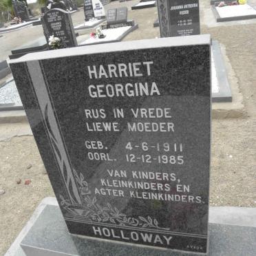 HOLLOWAY Harriet Georgina 1911-1985