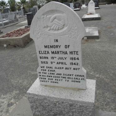 HITE Eliza Martha 1864-1942