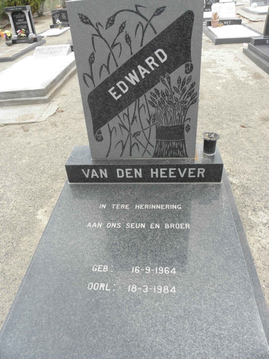 HEEVER Edward, van den 1964-1984