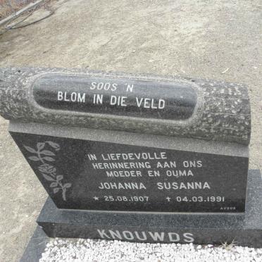 KNOUWDS Johanna Susanna 1907-1991