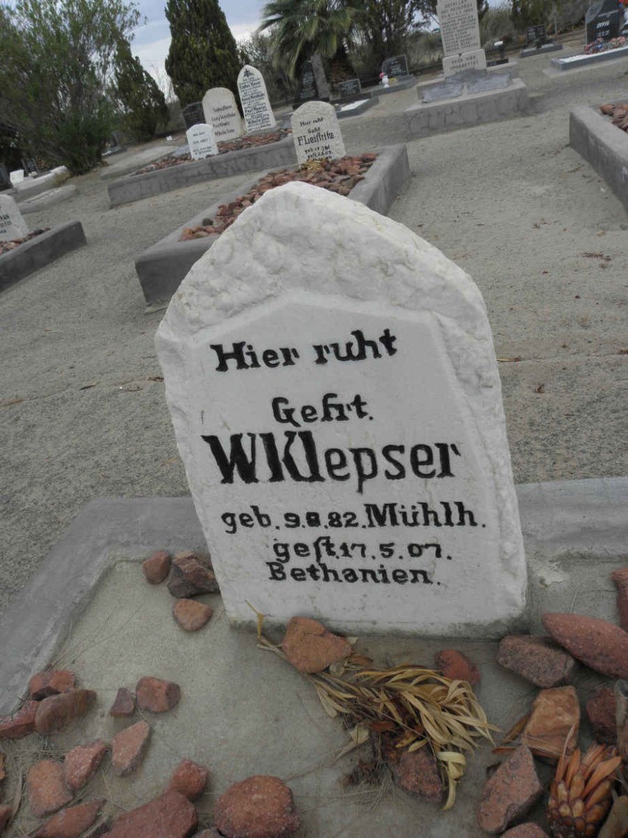 KLEPSER W, 1882-1907