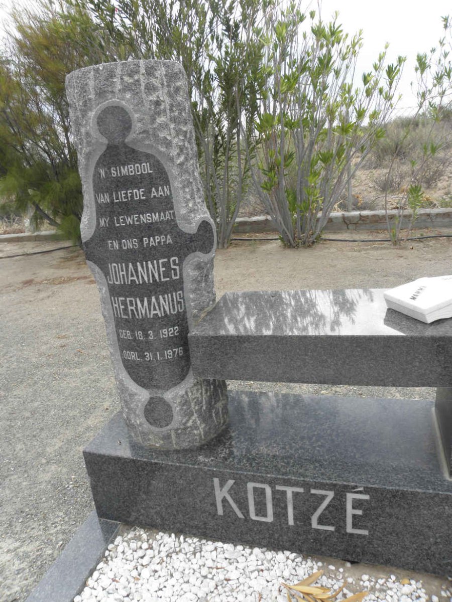KOTZE Johannes Hermanus 1922-1976