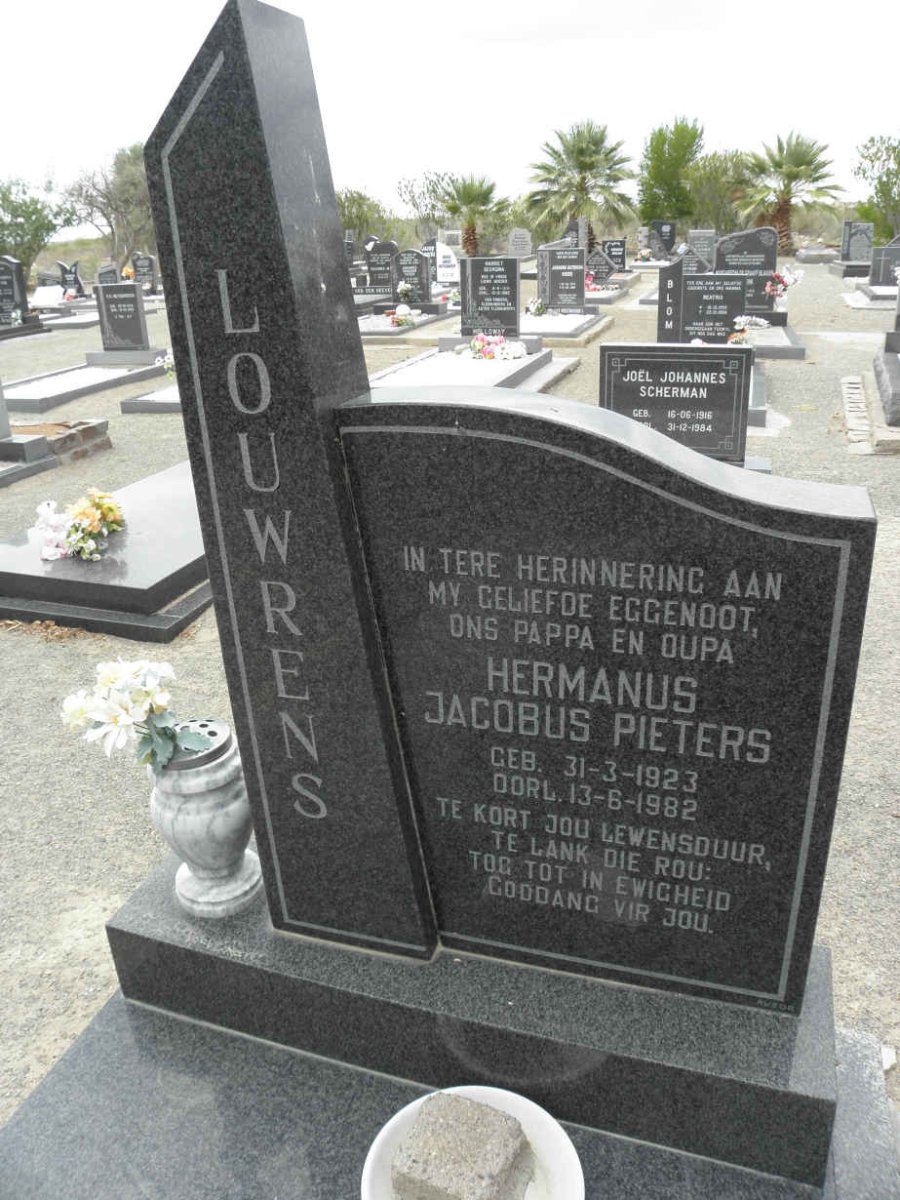 LOUWRENS Hermanus Jacobus Pieters 1923-1982