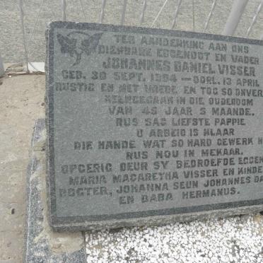 VISSER Johannes Daniel 1904-1949