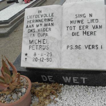 WET Michiel Petrus, de 1929-1990